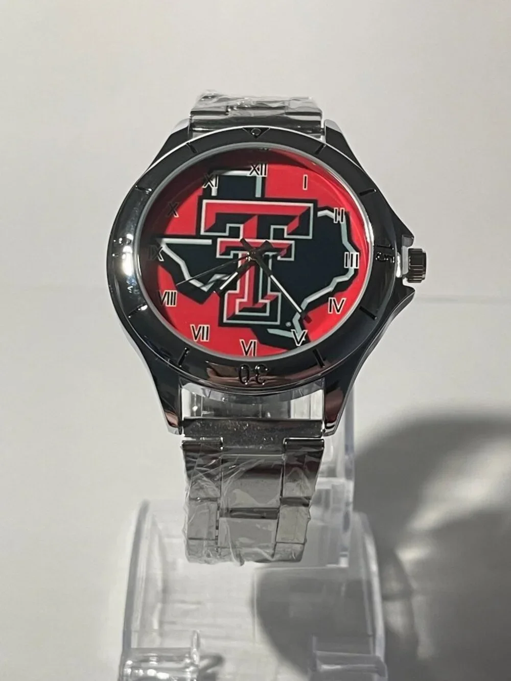 Texas Tech Red Raiders NCAA Stainless-Steel Men's Watch NEW
